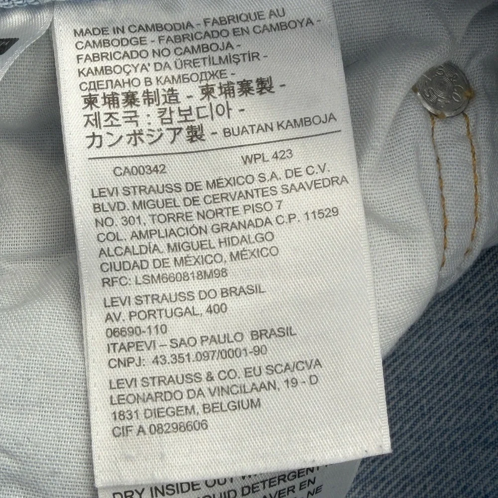 Levi's 501 Big E Button Fly Jeans Mens 30x28  Classic Fit Premium Straight Leg